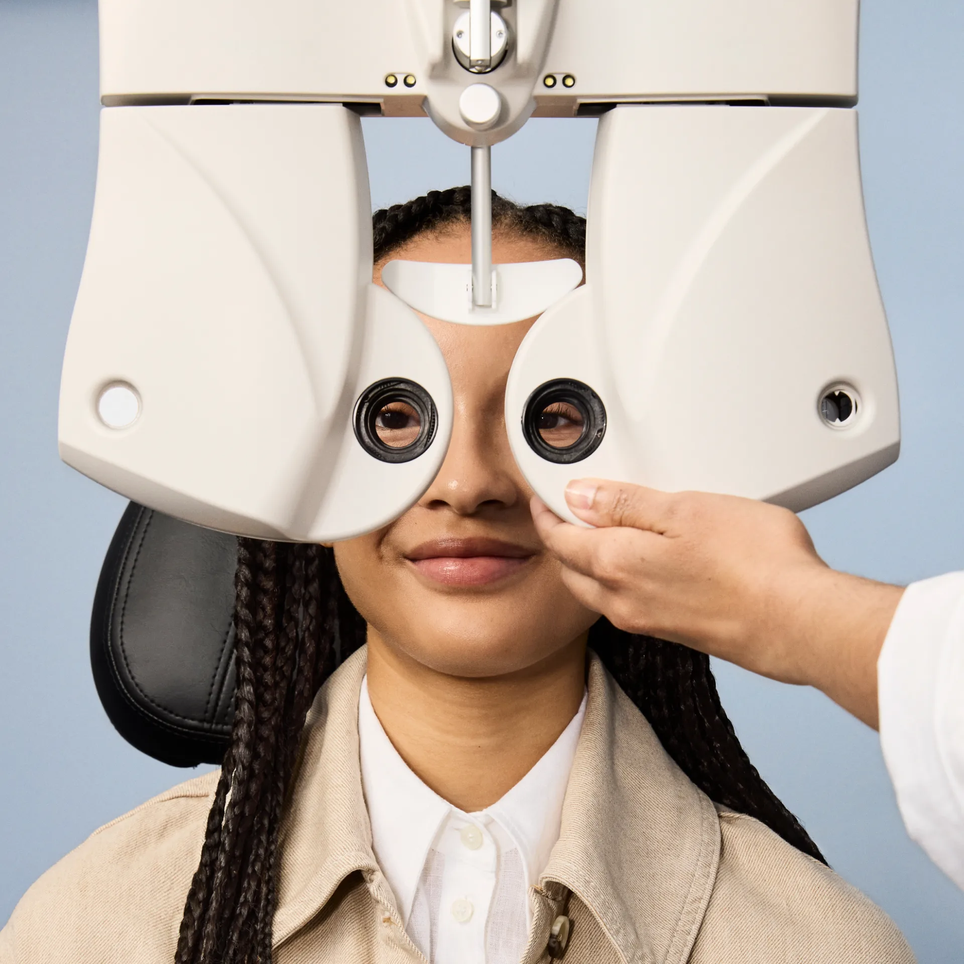 Comprehensive eye exam with expert optometrist at Warby Parker